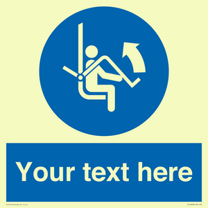 Custom Mandatory: Open safety bar of chairlift